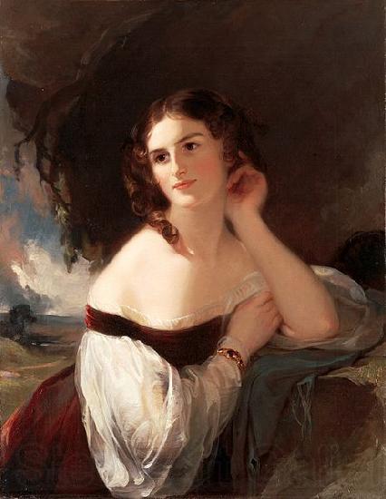 Thomas Sully Fanny Kemble Spain oil painting art